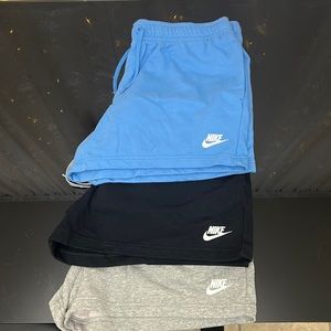 Nike gym shorts 3 pair XL